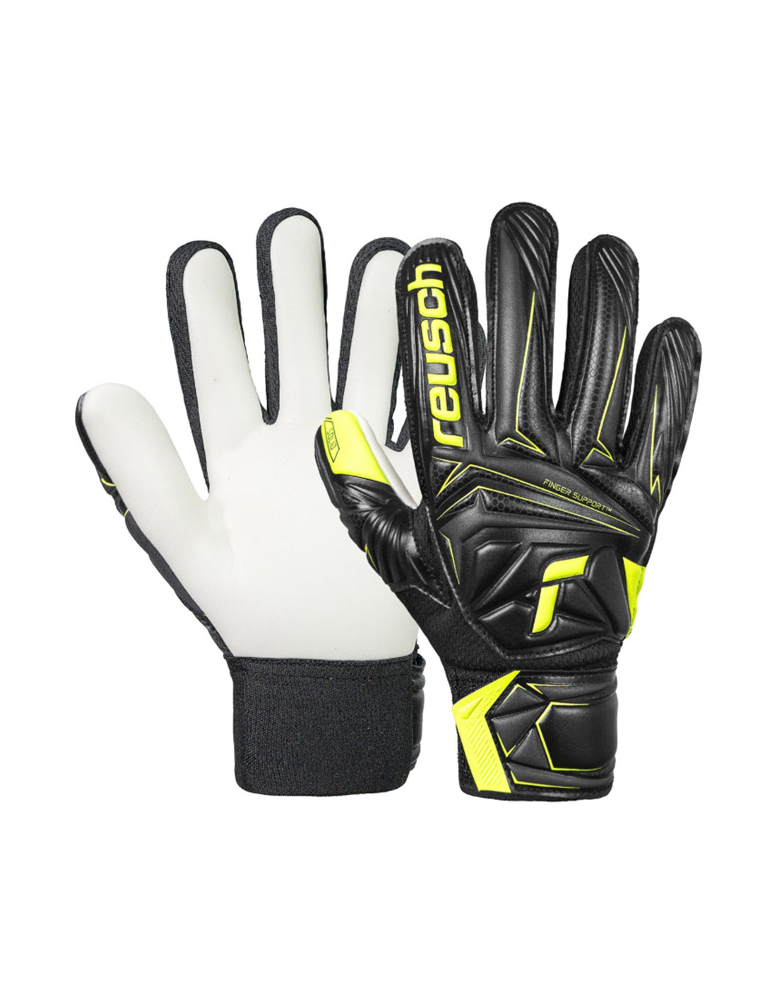 Reusch Attrakt Starter Solid Finger Support Junior Gloves 56 72 511 7752