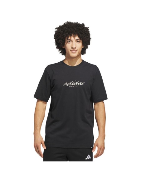 Men's adidas Color Connect Graphic Tshirt black KE1316