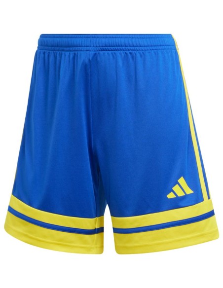 adidas Squadra 25 women's shorts blue and yellow JN5408