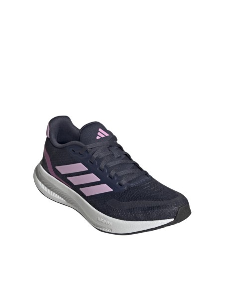Adidas Runfalcon 5 Running Women's Shoes Black and Pink JQ8755