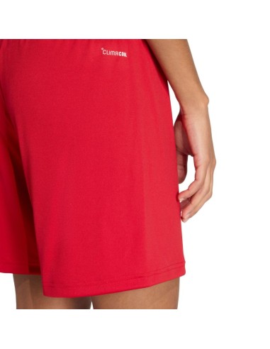 adidas Entrada 26 women's shorts red JZ2536
