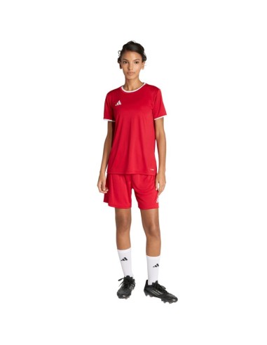 adidas Entrada 26 women's shorts red JZ2536