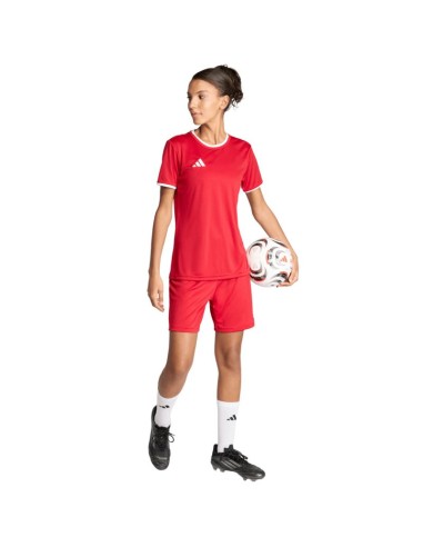 adidas Entrada 26 women's shorts red JZ2536