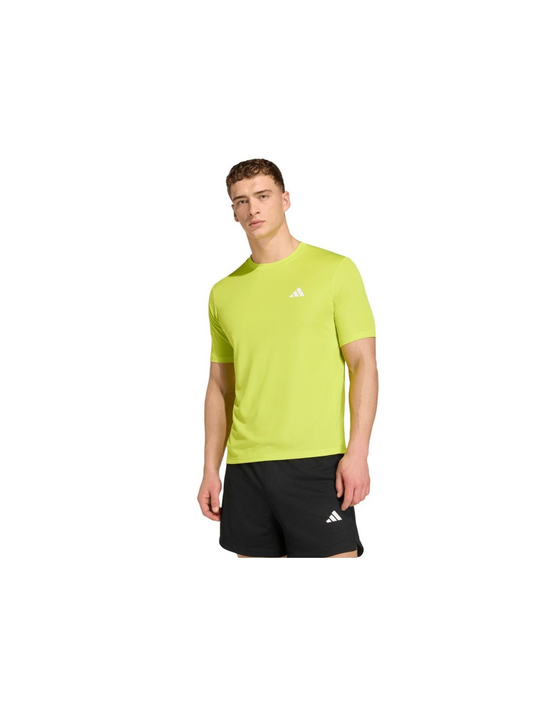 Men's adidas Workout Essentials Base Tshirt lime green KD5472