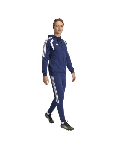 Men's adidas Tiro 26 League Sweat Full Zip Hoodie Navy Blue KF3320