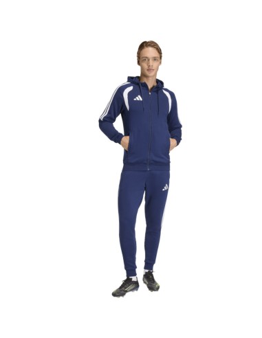 Men's adidas Tiro 26 League Sweat Full Zip Hoodie Navy Blue KF3320