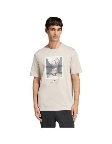 Men's adidas Outdoor Kayaking Graphic Tshirt beige KB2541