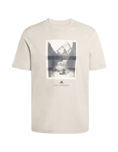 Men's adidas Outdoor Kayaking Graphic Tshirt beige KB2541