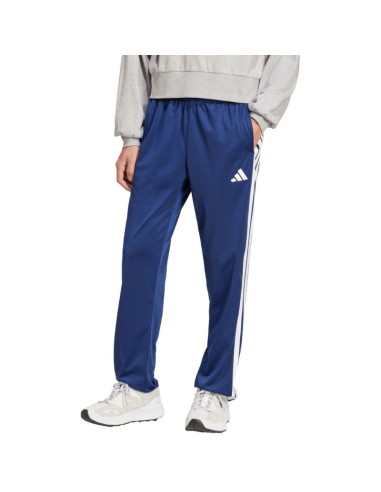 Men's adidas 3Stripes Tricot Regular Fit Open Hem Pants Blue JI8803