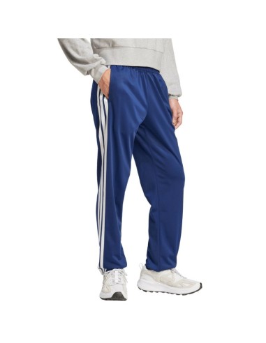 Men's adidas 3Stripes Tricot Regular Fit Open Hem Pants Blue JI8803