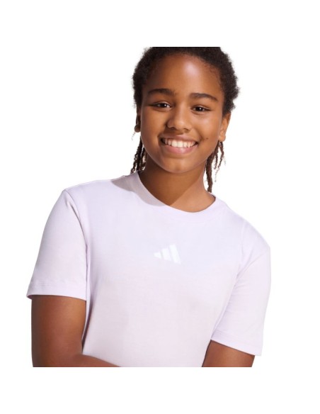 Adidas Essentials Kids TShirt Purple KS0405