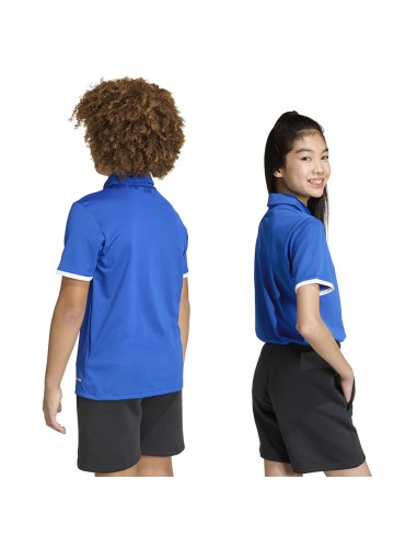 adidas Entrada 26 Polo Tshirt for kids blue JZ6625