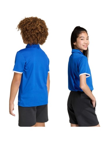 adidas Entrada 26 Polo Tshirt for kids blue JZ6625