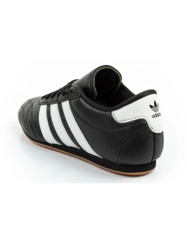 Adidas women's sports shoes Taekwondo Lace black fashionable leather