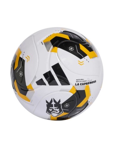 adidas Sacramento Kings League Soccer Ball White Black and Yellow KE8229