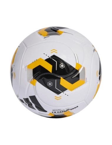 adidas Sacramento Kings League Soccer Ball White Black and Yellow KE8229