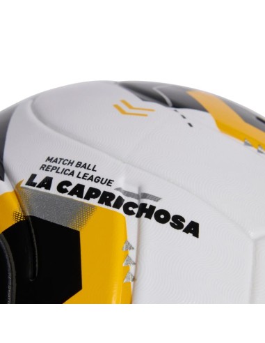 adidas Sacramento Kings League Soccer Ball White Black and Yellow KE8229