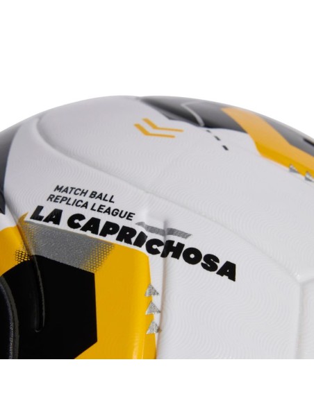 adidas Sacramento Kings League Soccer Ball White Black and Yellow KE8229