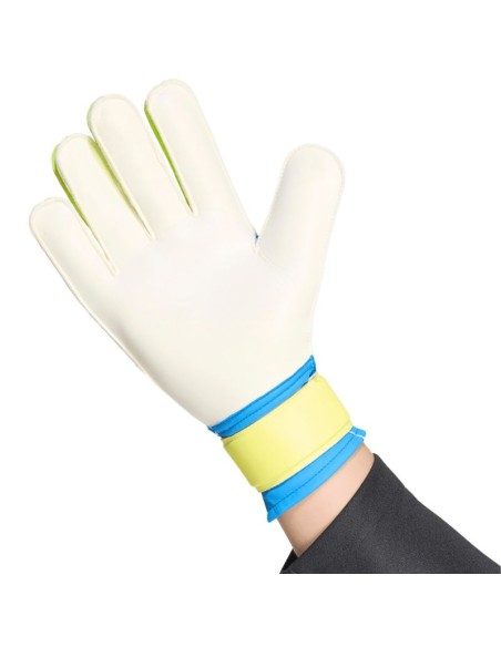 adidas Predator Training Goalkeeper Gloves White Yellow and Blue KA7786