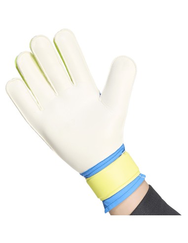 adidas Predator Training Goalkeeper Gloves White Yellow and Blue KA7786