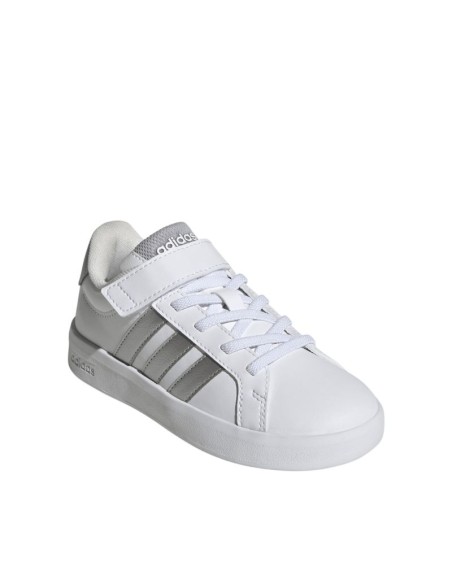 Adidas Grand Court 30 Kids' Shoes White and Silver JP9368