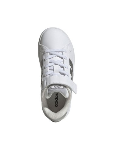 Adidas Grand Court 30 Kids' Shoes White and Silver JP9368