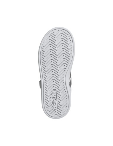 Adidas Grand Court 30 Kids' Shoes White and Silver JP9368
