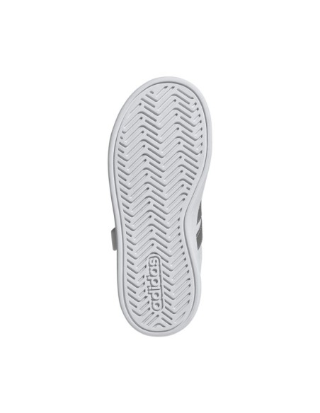 Adidas Grand Court 30 Kids' Shoes White and Silver JP9368