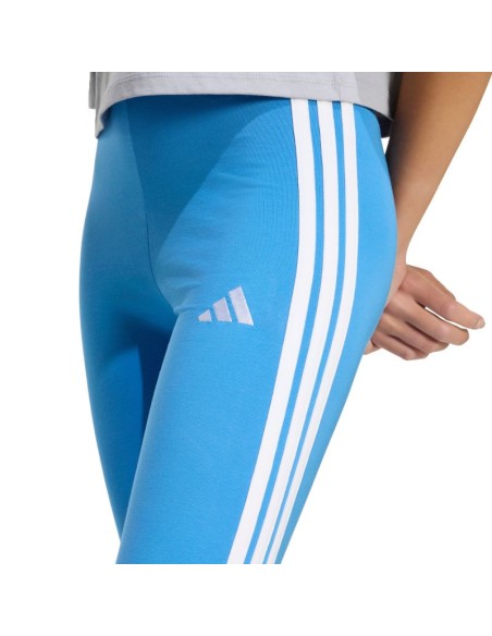 Women's adidas Essentials 3Stripes Leggings Blue KC5179