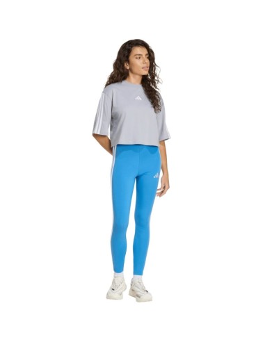 Women's adidas Essentials 3Stripes Leggings Blue KC5179