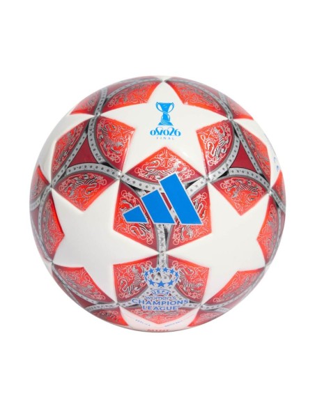 adidas UCL Womens 2526 Final Mini Football Red and White JW1327