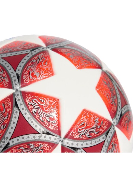 adidas UCL Womens 2526 Final Mini Football Red and White JW1327