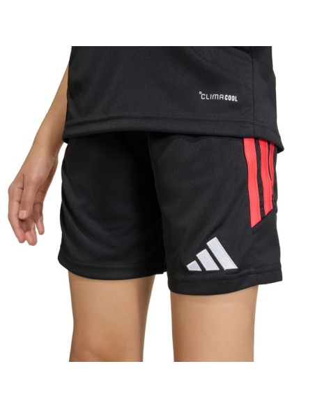 adidas Tiro 26 League kids' shorts black and red JY7148