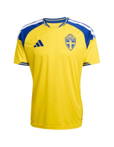 Men's adidas Sweden 26 Home Jersey yellow and blue JM5814