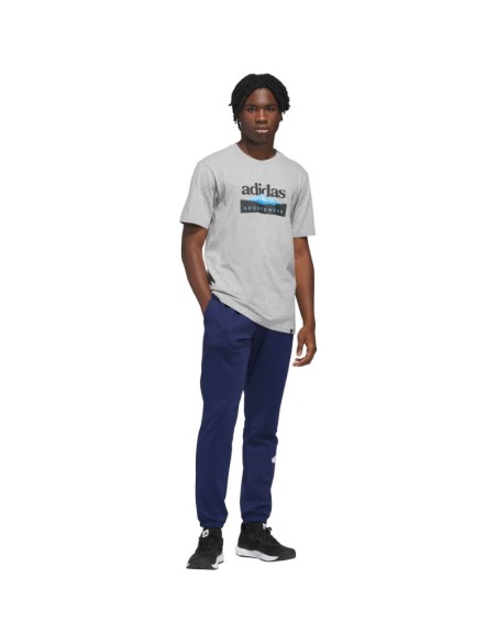 adidas Sportsman Mountain Graphic Men's TShirt Light Gray KC9253
