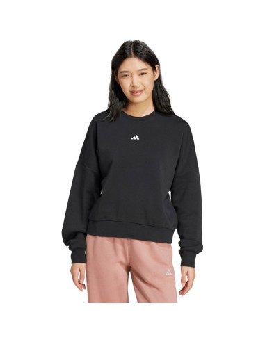 adidas Essentials Small Logo Feelcozy Women's Sweatshirt Black JC5932