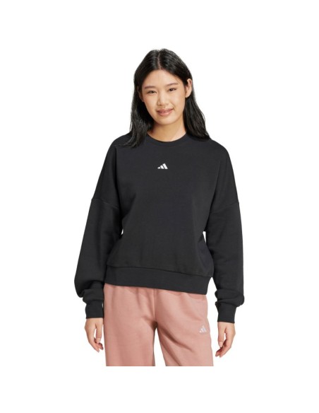 adidas Essentials Small Logo Feelcozy Women's Sweatshirt Black JC5932