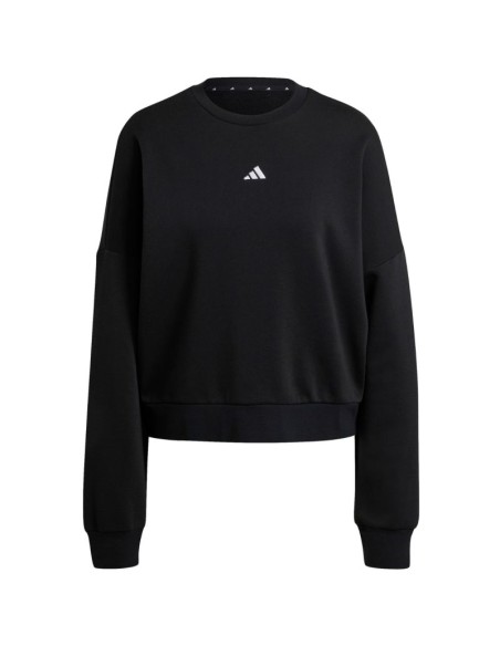 adidas Essentials Small Logo Feelcozy Women's Sweatshirt Black JC5932