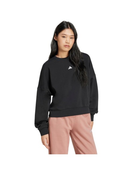 adidas Essentials Small Logo Feelcozy Women's Sweatshirt Black JC5932