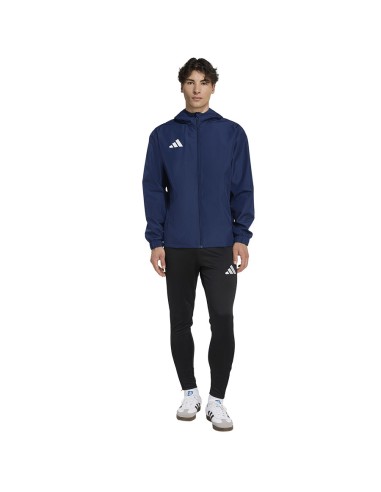 Men's adidas Entrada 26 All Weather Jacket Navy Blue JZ9102