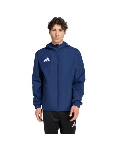 Men's adidas Entrada 26 All Weather Jacket Navy Blue JZ9102