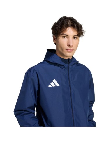 Men's adidas Entrada 26 All Weather Jacket Navy Blue JZ9102