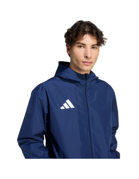 Men's adidas Entrada 26 All Weather Jacket Navy Blue JZ9102