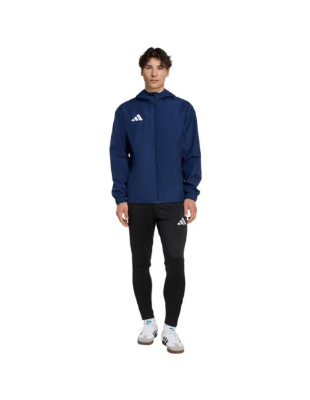 Men's adidas Entrada 26 All Weather Jacket Navy Blue JZ9102