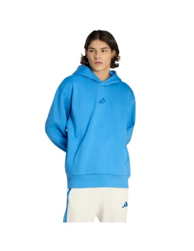 Men's adidas ALL SZN Fleece Hoodie blue KC3182
