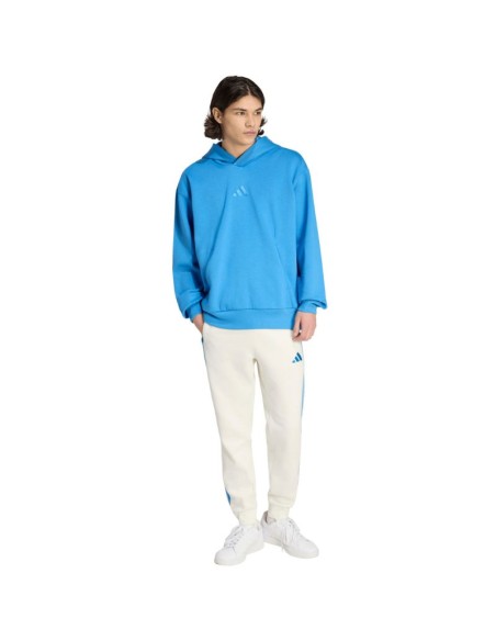 Men's adidas ALL SZN Fleece Hoodie blue KC3182