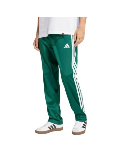 Men's adidas 3Stripes Tricot RegularFit Open Hem Pants Green JI8806