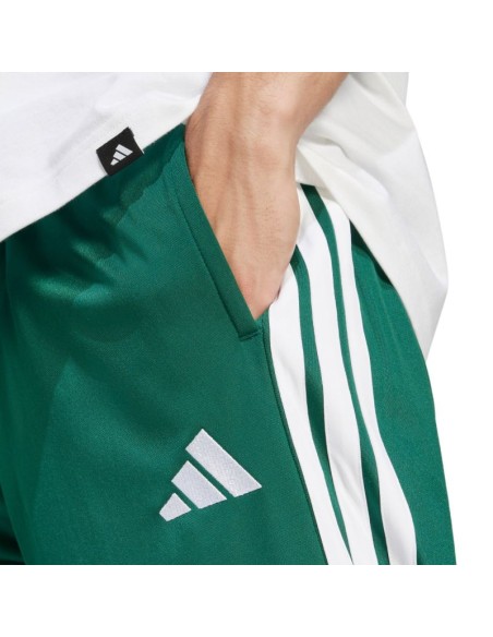 Men's adidas 3Stripes Tricot RegularFit Open Hem Pants Green JI8806