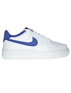 Nike Air Force 1 WhiteDeep royal blue women's shoes CT3839101