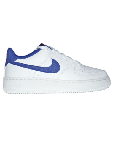 Nike Air Force 1 WhiteDeep royal blue women's shoes CT3839101